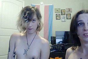Two tranny engulf Off Each Other