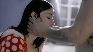 Unhinged mall santa fucks a very cute brunette teenie