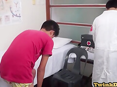 Uniformed Asian Doctor Fingering And Toying Twinks Ass