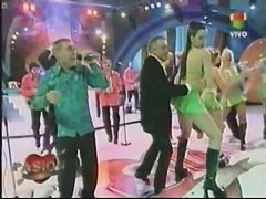 Upskirt video from a music TV show with sexy dancer girls