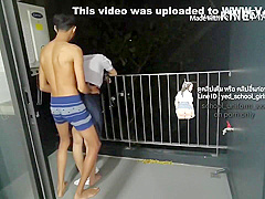 Uกเรยu ม.ปลาย อมใnเwอu Outdoor Ep 14 - Thai student 18+