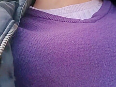 Very Hot In The Public Park