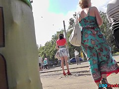 Very thrilling spy upskirt movie