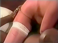 Vintage video of hot wife fucking BBC in hotel room