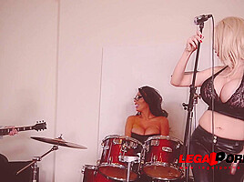 Voluptuous Ava Koxxx & Sandra Star get wet pussies fucked by music teacher GP186 - PornWorld
