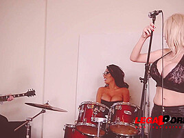 Voluptuous Ava Koxxx & Sandra Star get wet pussies fucked by music teacher GP186 - PornWorld