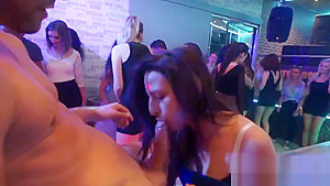 Wacky chicks get fully insane and naked at hardcore party