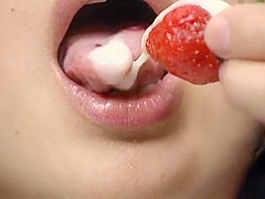 Watch This Japanese Girl Eat Before Fuck