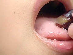 Watch This Japanese Girl Eat Before Fuck