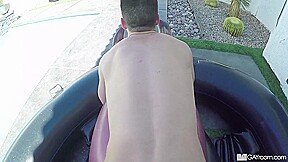 Wet N Wild Bull Ride - MenPOV