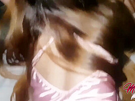 While Everyone Is Zzzz The Petite Stepsister Gets Fucked