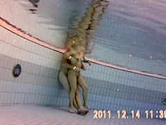 Wild fuck is recorded under water of the sauna pool 7