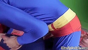Wrestling Hunk Barebacks Cosplay Buddy After Wrestling Round