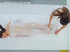 Young Lady Enjoys Hot Lesbian Massage