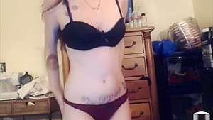 amateur teens 18+ FIRST striptease ever on webcam