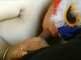 aparna bhabhi blowjob fun with mask