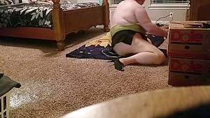 bbw in ripped tan seemed hose