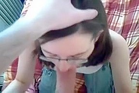 bra and glasses= bj