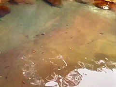[fallen Leaves Nipples Kurokawa Onsen]