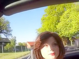 german amateur outdoor blowjob big facial!