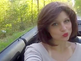 german amateur outdoor blowjob big facial!