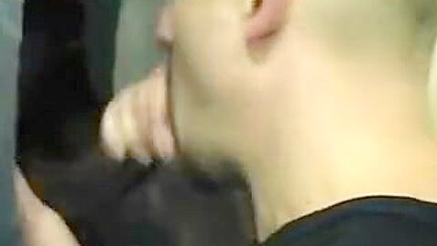gloryhole suck uncut black cock