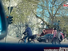 hot german hitchhiker milf at public pick up EroCom Date with sex agent pov