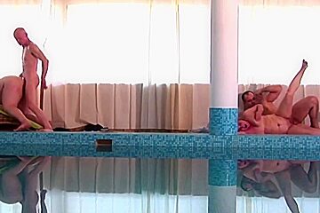 huge group sex orgy with grannies