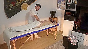 in massage parlor - Chubby masseur fucks client