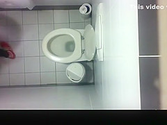 in public toilet ceiling