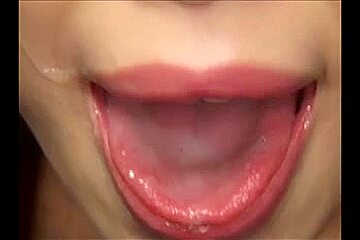 its obvious   she likes to swallow