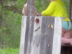 outdoors spies on how two mature lesbians make a porn movie Fat milf with a big ass behind the scenes Fetish