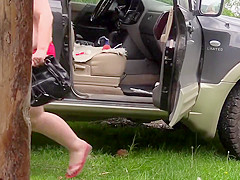 outdoors spies on how two mature lesbians make a porn movie Fat milf with a big ass behind the scenes Fetish