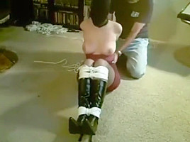 retro bondage scene