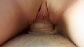 sex with my boyfriend, closeup  cum in pussy)