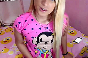 shemale tranny Solo Masturbation Scene