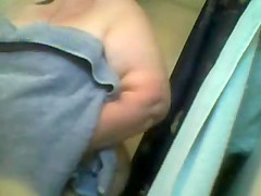 sis-in-law dries off