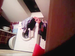 spying my polish Step mom in bathroom 2