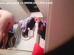spying my polish Step mom in bathroom 2