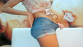 stunning blonde webcam tease