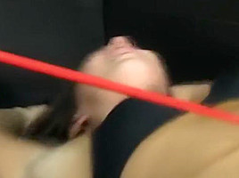 superheroine caught