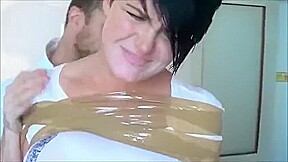taped up tigfhtly