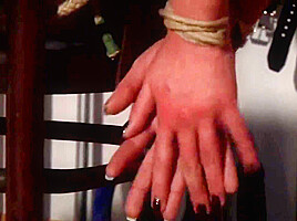 teen 18+ Babe Cathy Is Tied Up In Her Hijackers Place