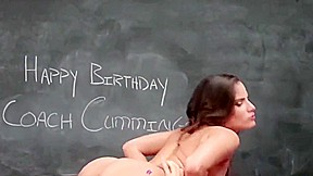 teen 18+ With Braces Fucked By Coach On His Birthday
