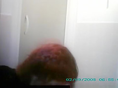 teen 18+ caught in bathroom taking a pee and taking a shower