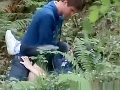 teen 18+ couple caught fucking in public park