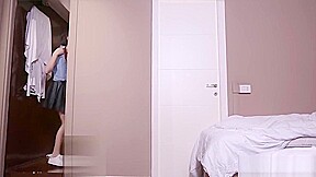 teen 18+ student 18+ anal fucked by Step father in law after school