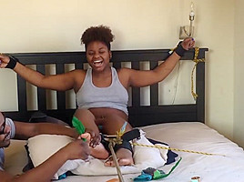 tickling ebony