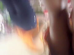waited for a nice upskirt shot