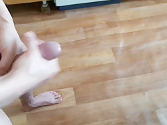 young boy, shoots sperm